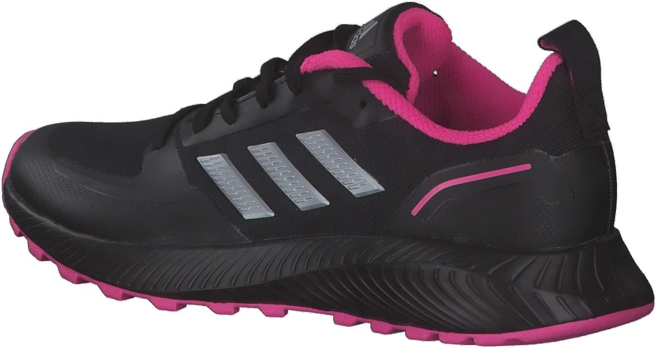 adidas Road Running Shoes Runfalcon 2.0 Tr Core Black Pink Womens US 7 NEW
