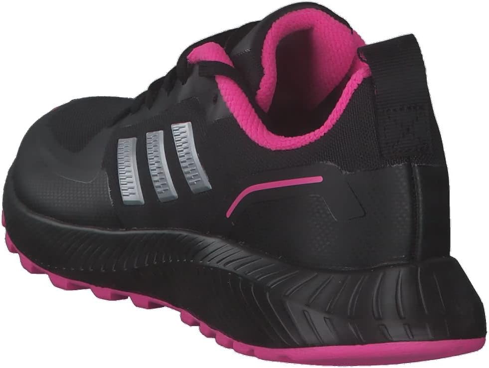 adidas Road Running Shoes Runfalcon 2.0 Tr Core Black Pink Womens US 7.5 NEW