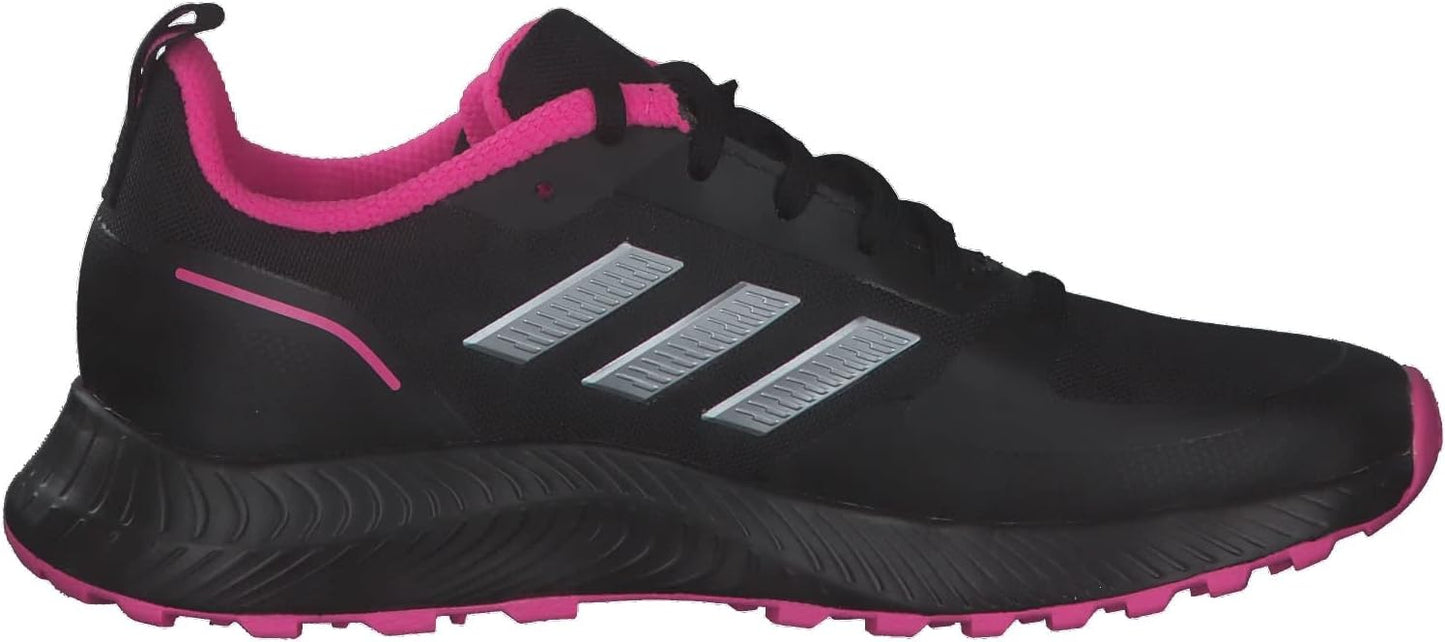 adidas Road Running Shoes Runfalcon 2.0 Tr Core Black Pink Womens US 7.5 NEW