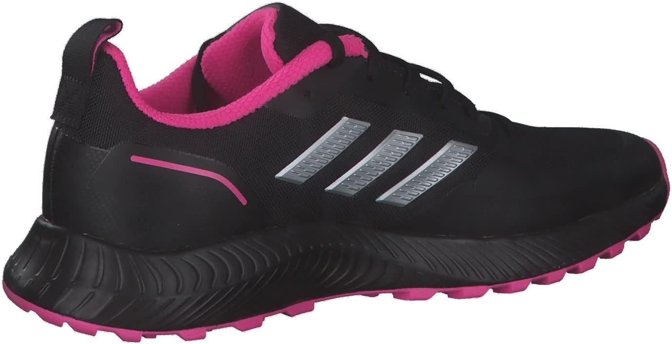 adidas Road Running Shoes Runfalcon 2.0 Tr Core Black Pink Womens US 8.5 NEW