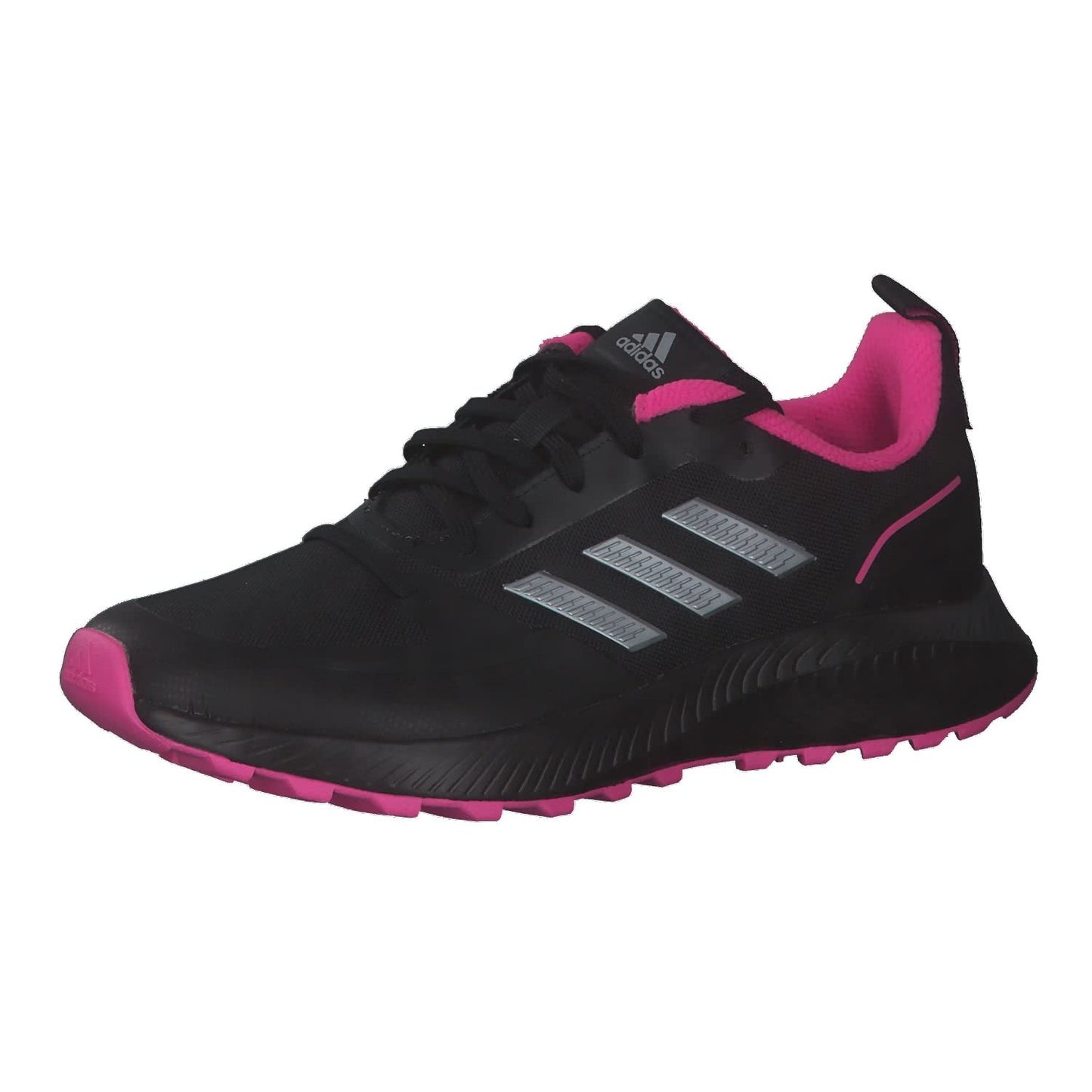 adidas Road Running Shoes Runfalcon 2.0 Tr Core Black Pink Womens US 9 NEW
