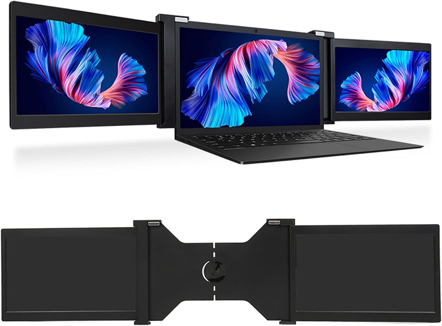 Dpofirs 13.3 Monitors Inch Portable Dual Monitor Extender 1080P Laptop NEW