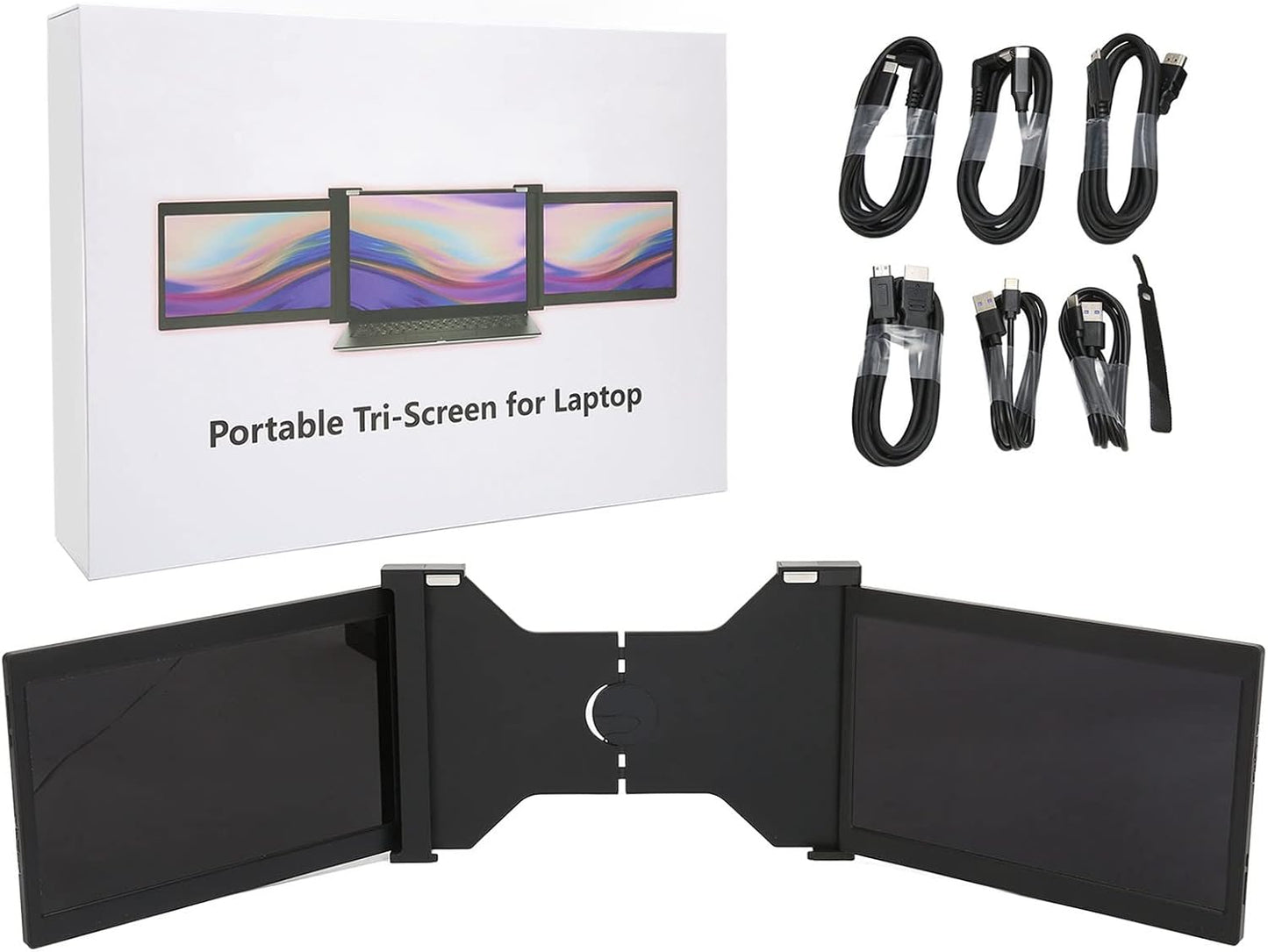 Dpofirs 13.3 Monitors Inch Portable Dual Monitor Extender 1080P Laptop NEW