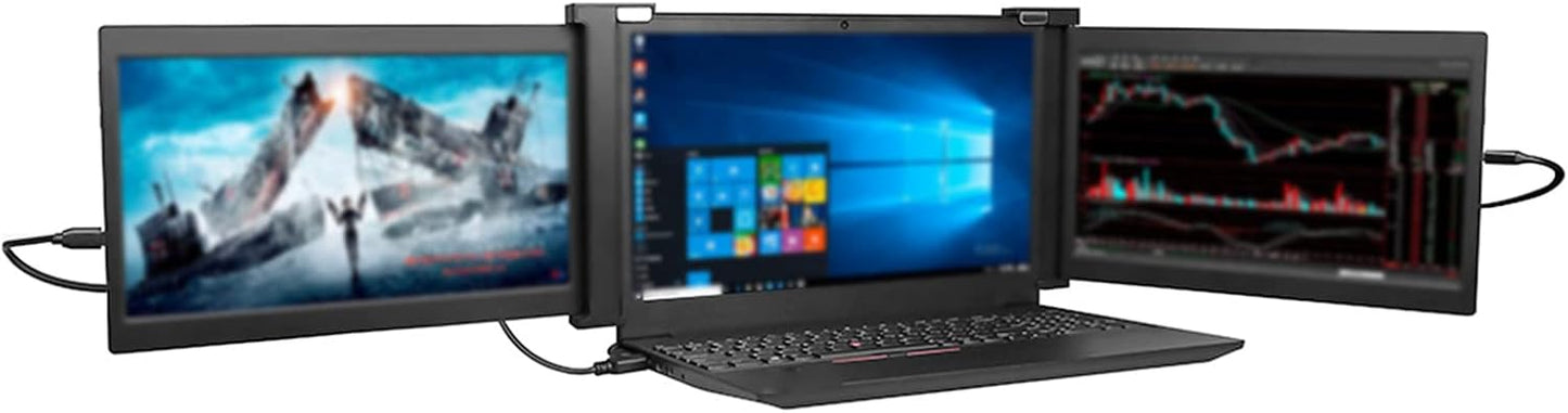 Dpofirs 13.3 Monitors Inch Portable Dual Monitor Extender 1080P Laptop NEW