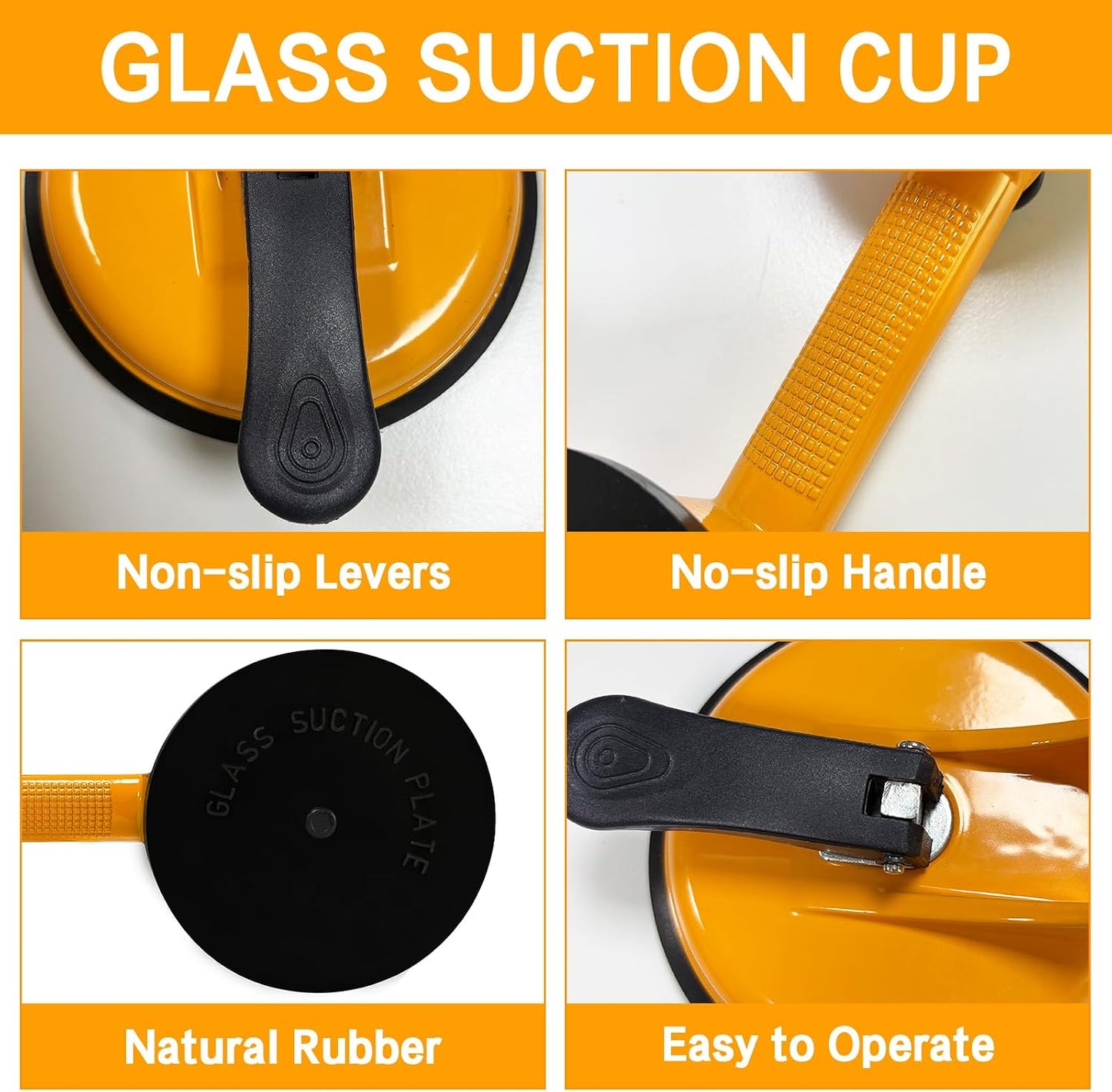CWD&SQH Heavy Home Improvement Duty Aluminium Suction Cup Holder for DEMO