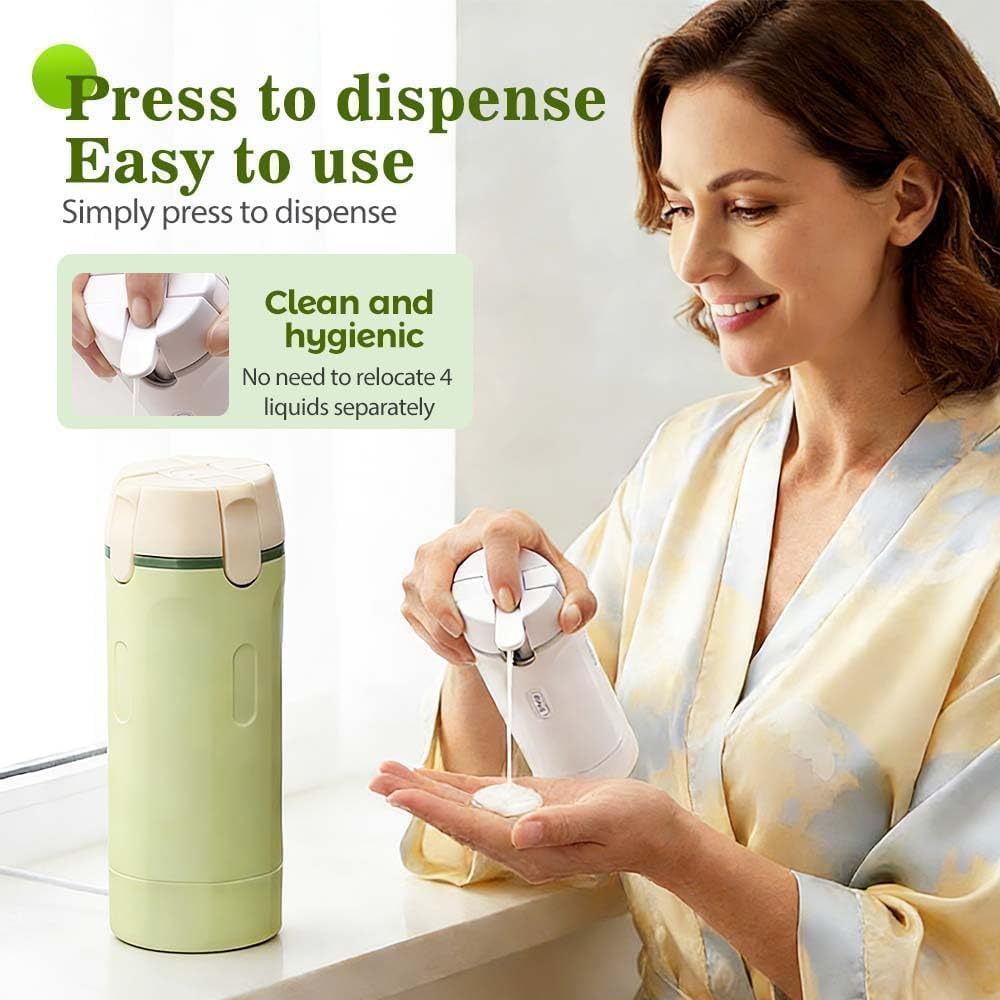 afeamo Refillable Travel Squeeze Bottles Leak-Proof Portable Containers NEW