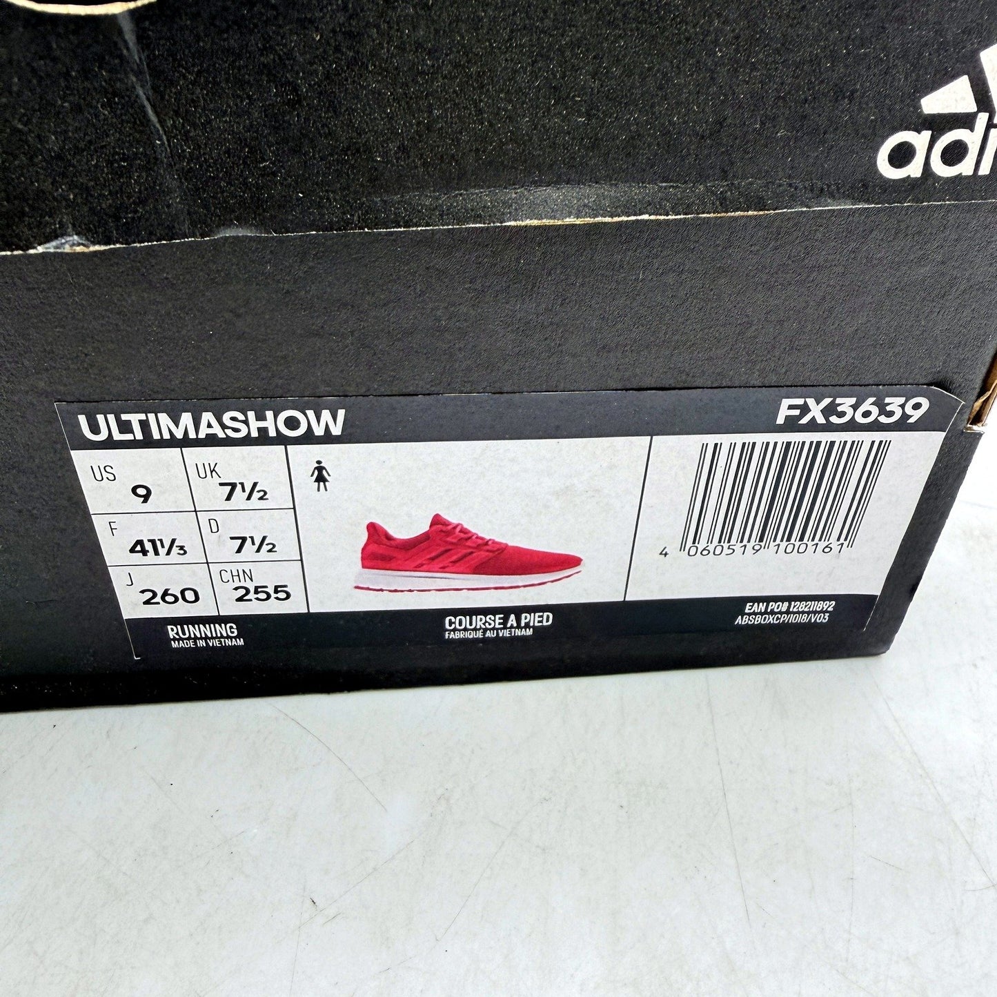 adidas Womens Ultimashow FX3639 Hot Pink Running Shoes US Size 9 NEW