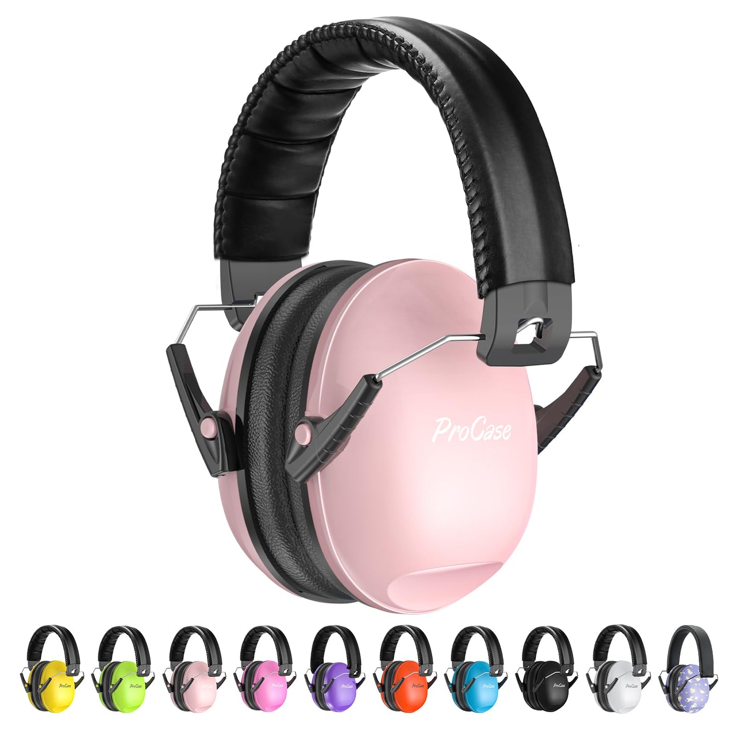 ProCase Noise Cancelling Headphones Toddler Lightpink Hearing Protection NEW
