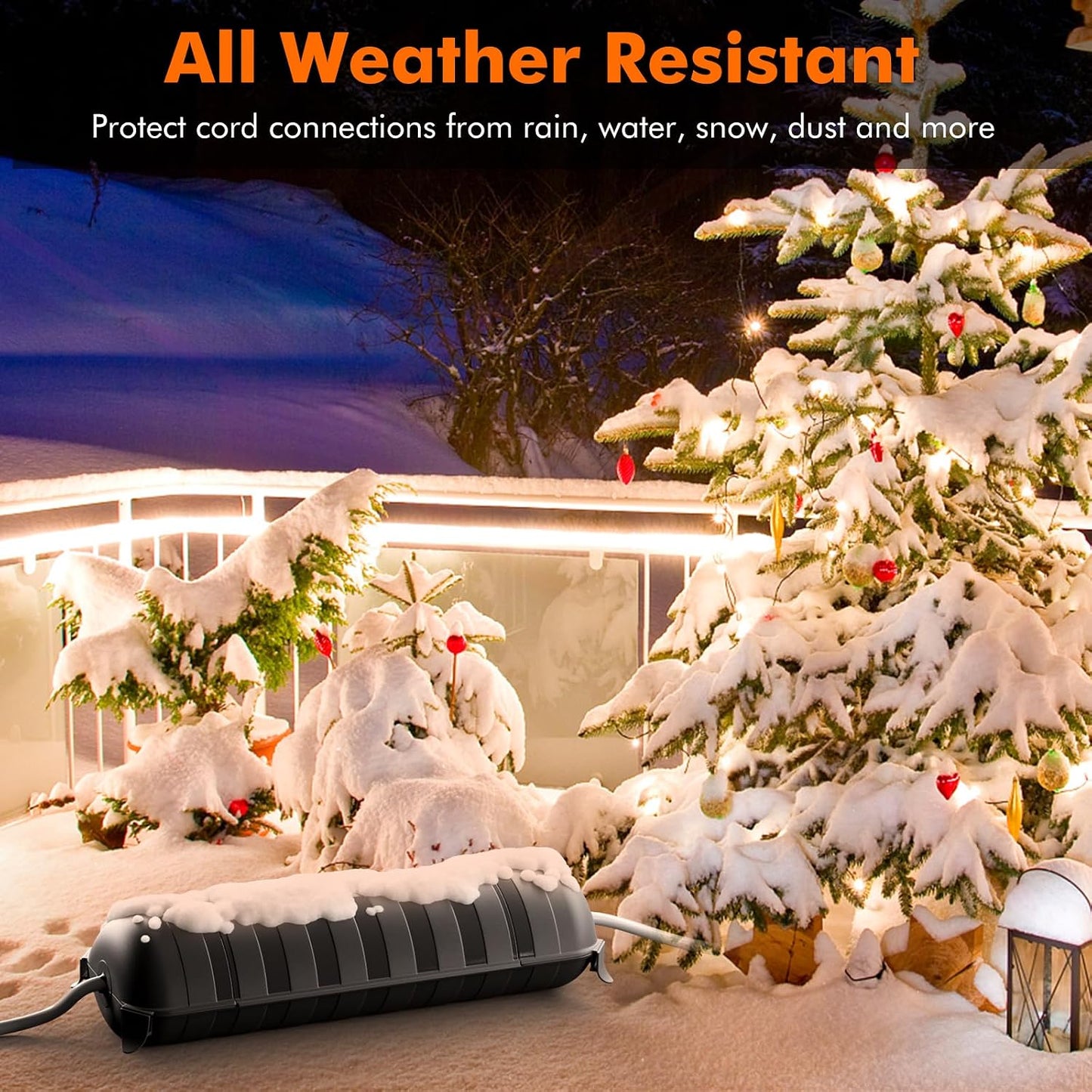Restmo Outdoor Weatherproof Connection Box Plastic Cable & Wire Management NEW