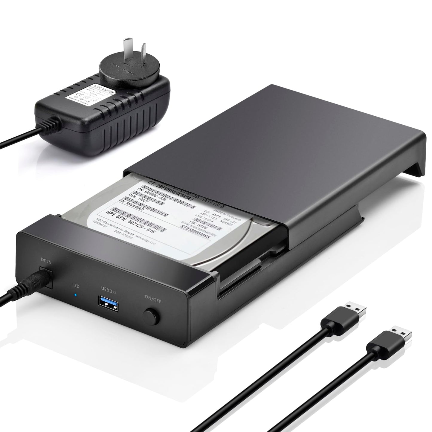 Amtake USB 3.0 SATA External Hard Drive Docking Station for 2.5/3.5 Inch DEMO