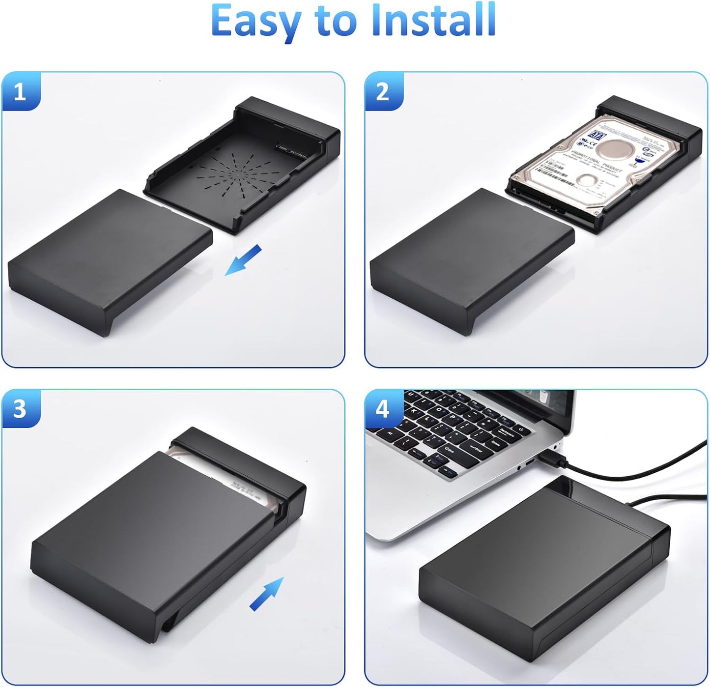 Amtake USB 3.0 SATA External Hard Drive Docking Station for 2.5/3.5 Inch DEMO