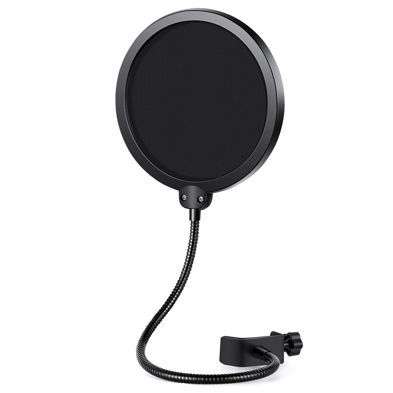 InnoGear Dual Pop Filters Layer Pop Filter for Blue Yeti Microphone, Black & NEW