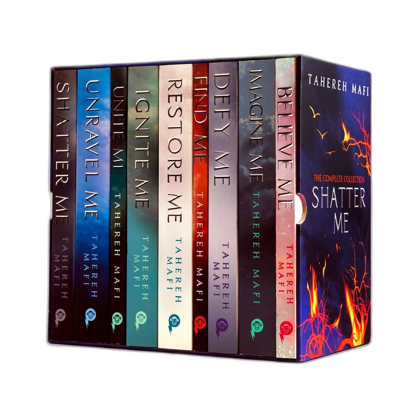 Tahereh Mafi The Complete Collection Shatter Me 9 Book Adult Fantasy Box Set NEW
