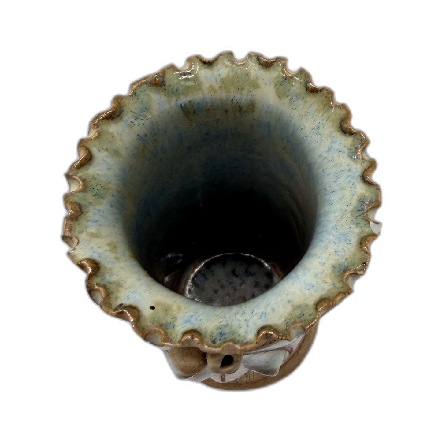 Australian Made Hand Crafted Gum Nut & Leaf Themed Pottery Vases