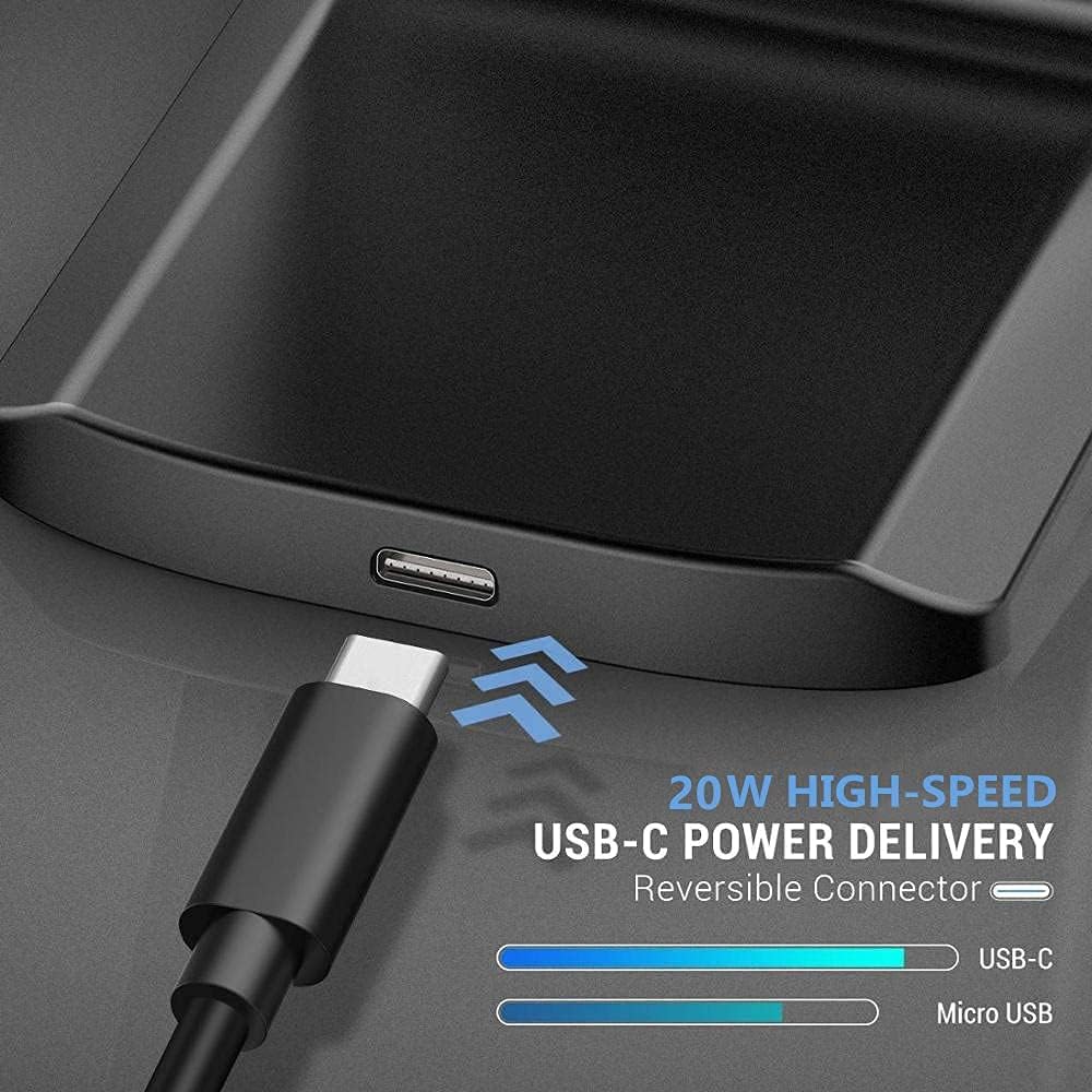 PDKUAI Wireless Charging Stand Fast Induction Charger for iPhone Black NEW