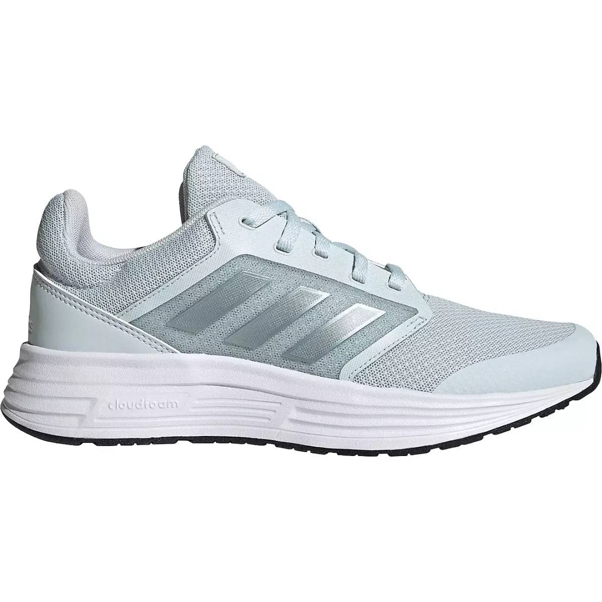 adidas Galaxy 5 Blue Light/White Road Running Sneaker Shoes Womens US 8.5 NEW