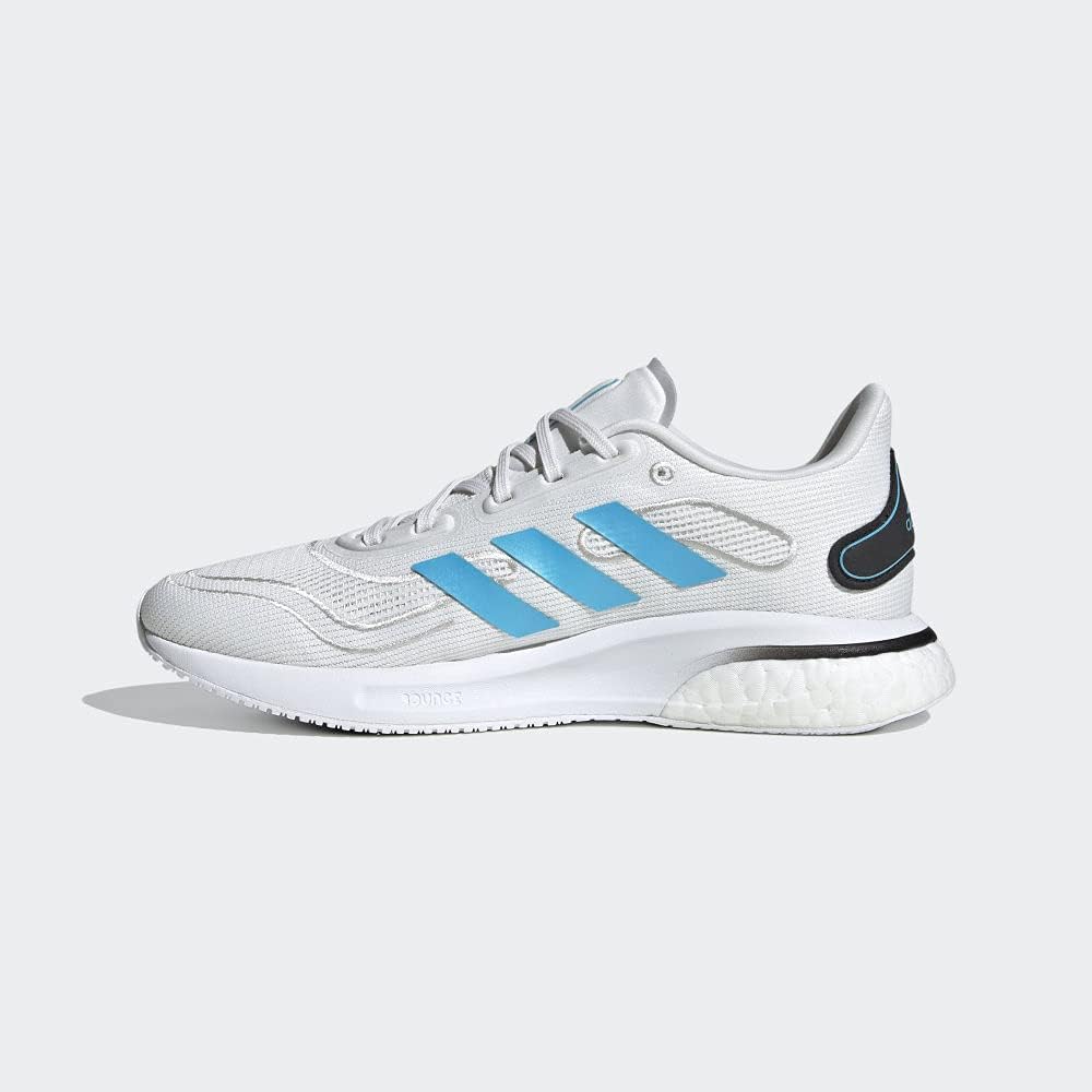 adidas Supernova 6 Crystal White/Signal Cyan/ Road Running Shoes Womens US 7 NEW