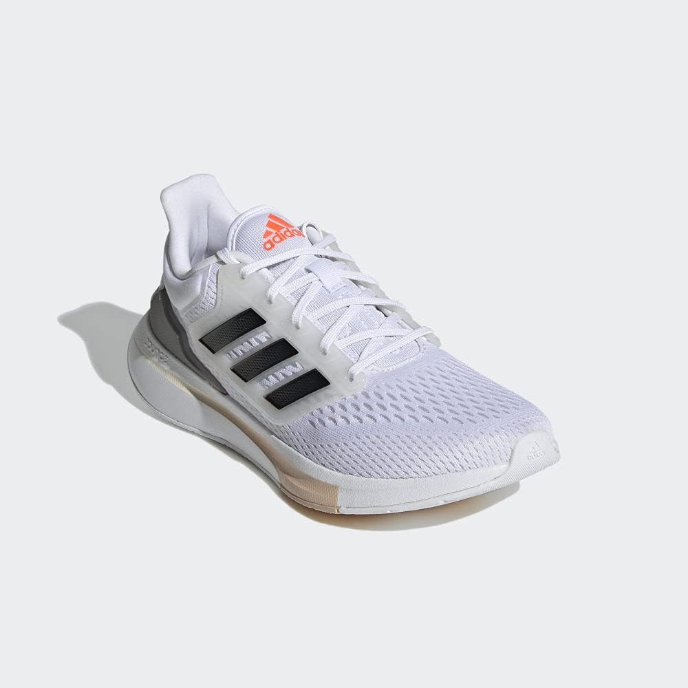 adidas EQ21 Run Iron & White Road Running Sneaker Shoes Womens US 8.5 NEW