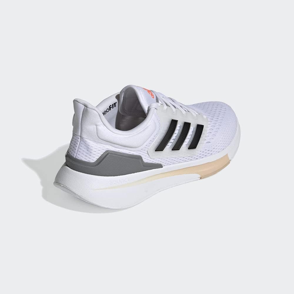 adidas EQ21 Run Iron & White Road Running Sneaker Shoes Womens US 8.5 NEW