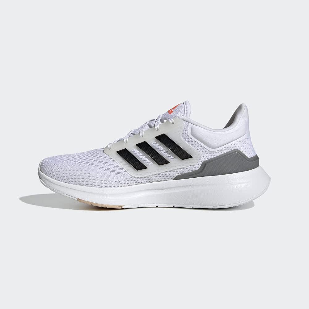 adidas EQ21 Run Iron & White Road Running Sneaker Shoes Womens US 8.5 NEW