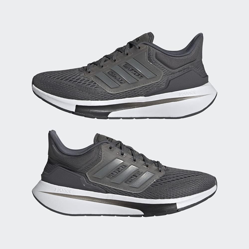 adidas EQ21 Run Iron Metallic Road Running Sneaker Shoes Womens US 8.5 NEW