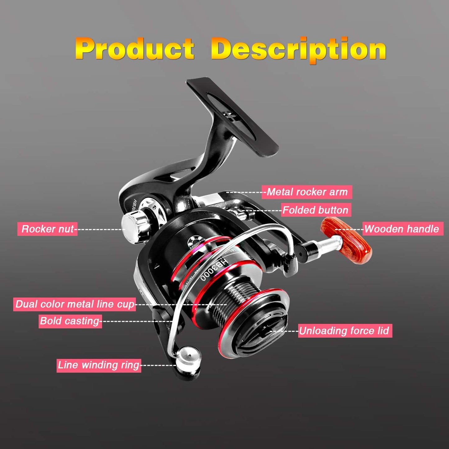 FISHOAKY Telescopic Fishing Rod Set 5.9ft Carbon Fibre Pole Reel Combo DEMO