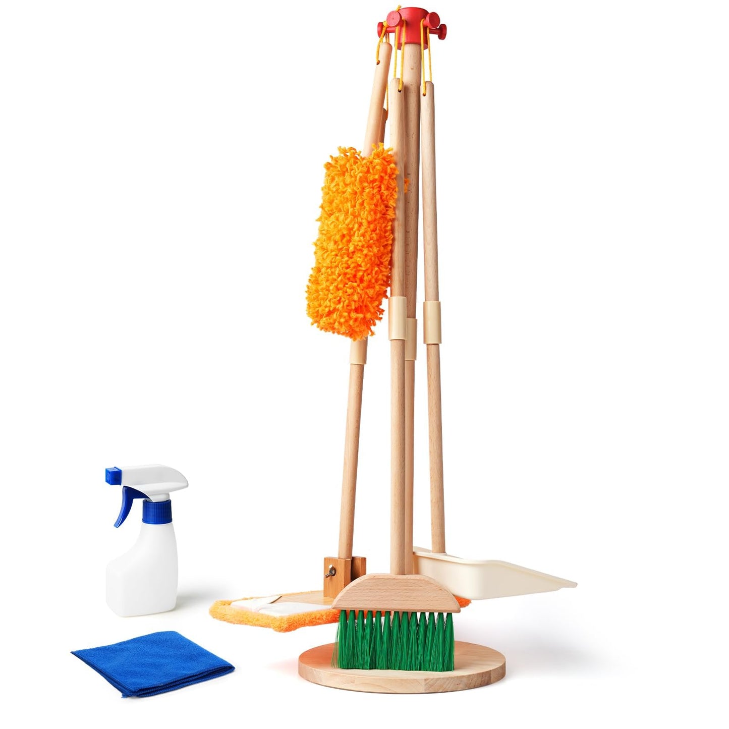Golden Maple Sets Toddler Cleaning Play Set Multicolor Pretend Housekeeping NEW