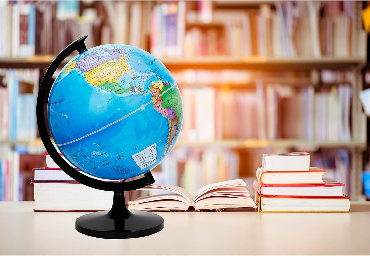 Exerz 30cm Science Political World Globe - Large Educational Geographic NEW