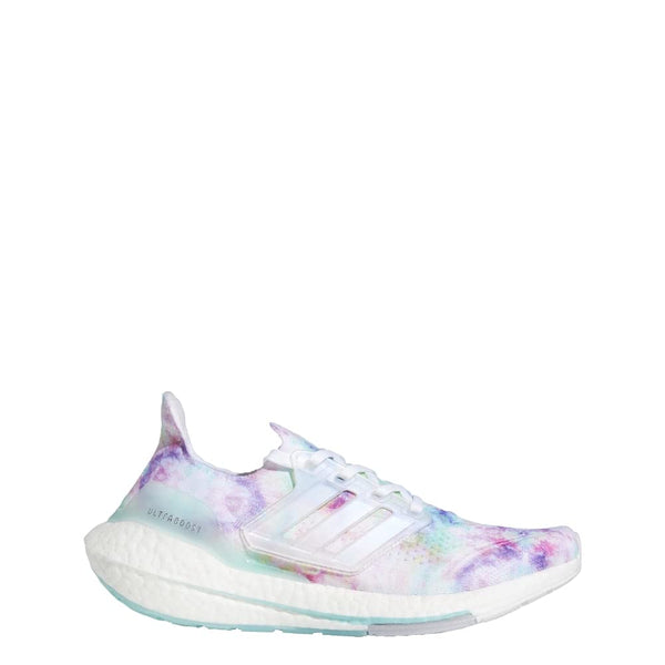 adidas Ultraboost 21 Women's Cloud Multi Color/Mint Road Running Shoes US6.5 NEW