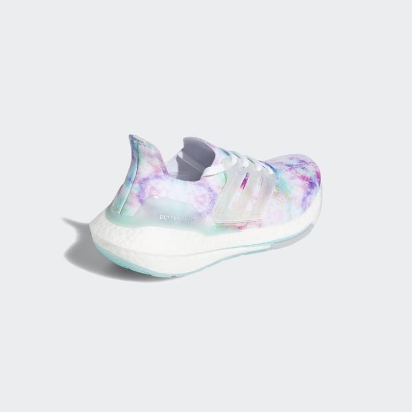 adidas Ultraboost 21 Women's Cloud Multi Color/Mint Road Running Shoes US6.5 NEW