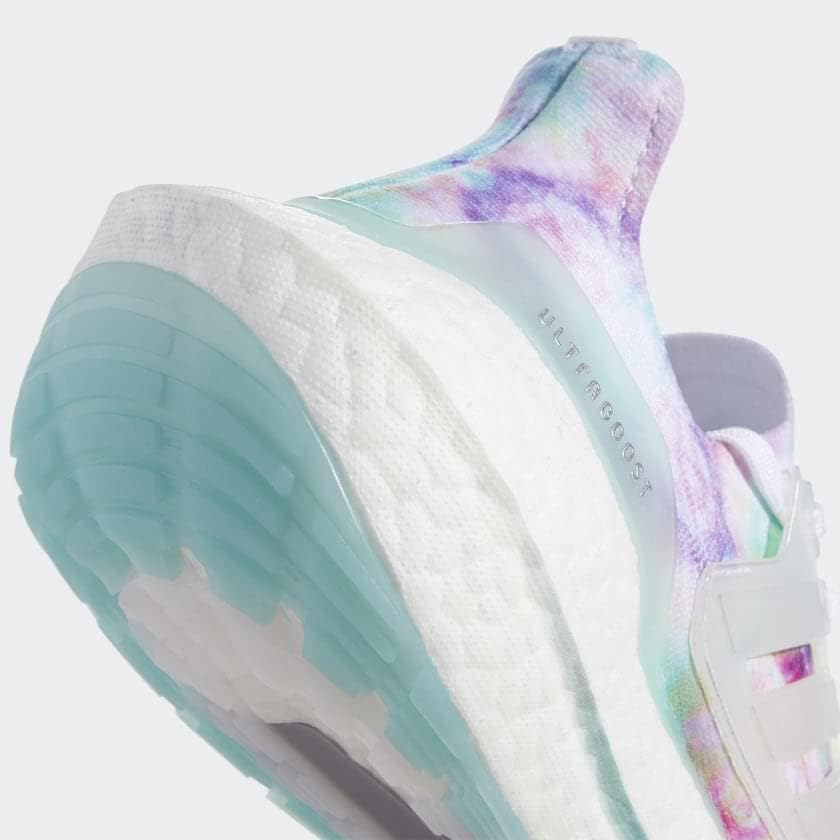 adidas Ultraboost 21 Women's Cloud Multi Color/Mint Road Running Shoes US6.5 NEW