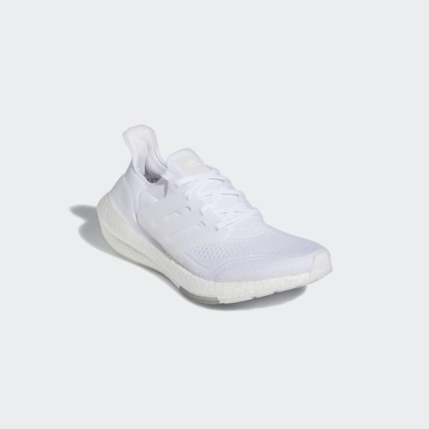 adidas UltraBoost 21 Road Running Shoes Lightweight White/Off White US 7.5 NEW