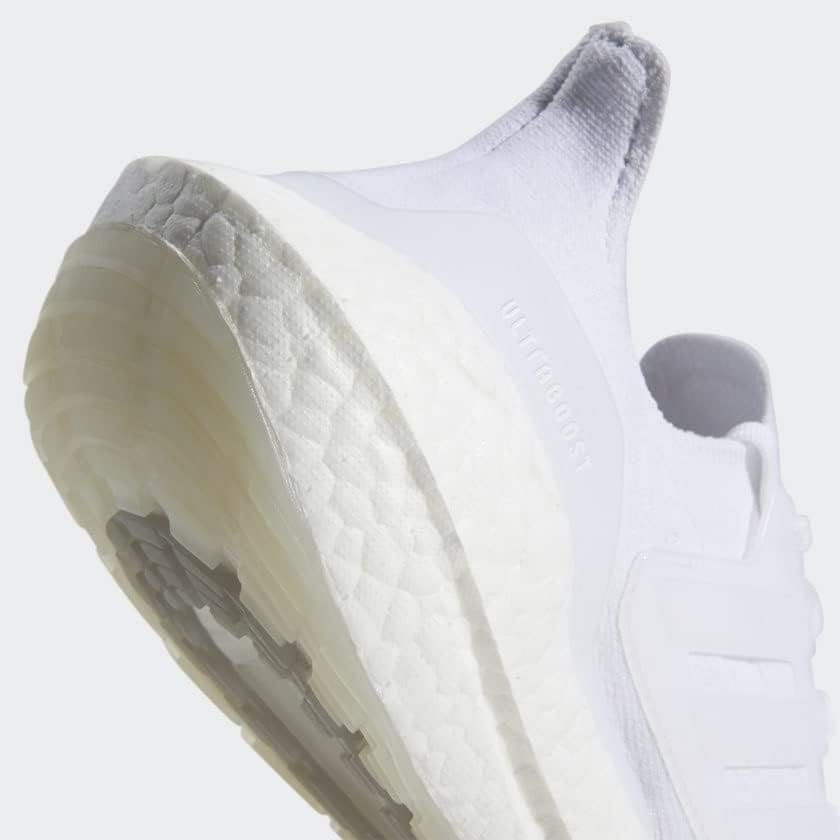 adidas UltraBoost 21 Road Running Shoes Lightweight White/Off White US 7.5 NEW