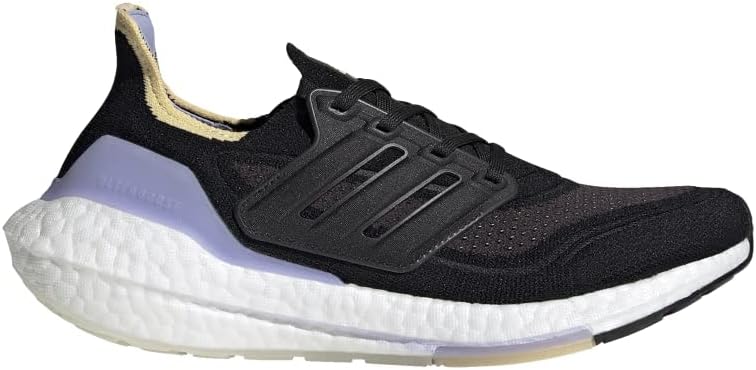 adidas Ultra Boost 21 Road Running Sneaker Purple & Black Shoes Women US 7.5 NEW