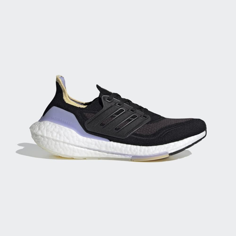 adidas Ultra Boost 21 Road Running Sneaker Purple & Black Shoes Women US 7.5 NEW