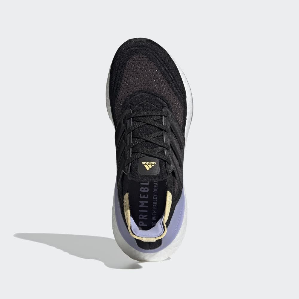 adidas Ultra Boost 21 Road Running Sneaker Purple & Black Shoes Women US 7.5 NEW
