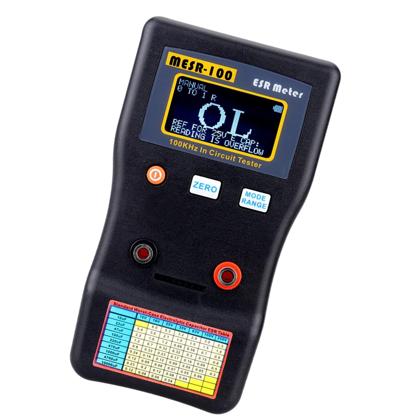Domary Professional Capacitance Ohm Meter Measuring Internal Resistance NEW
