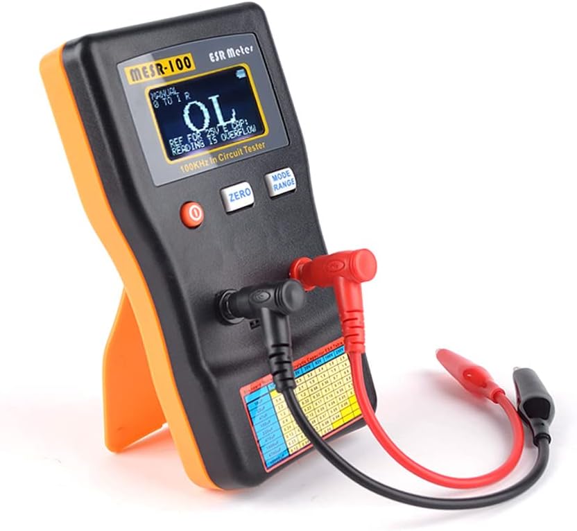 Domary Professional Capacitance Ohm Meter Measuring Internal Resistance NEW