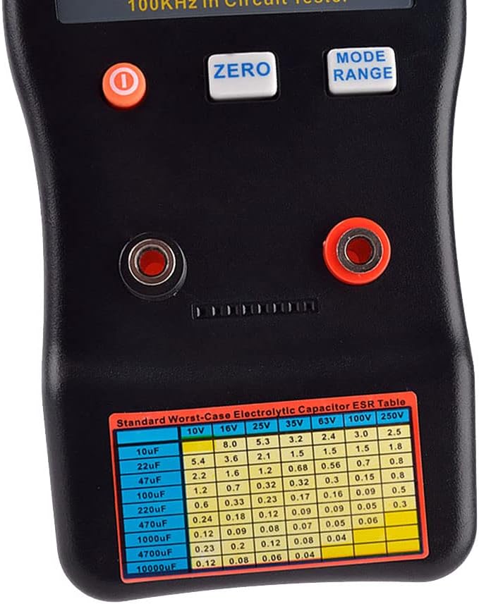 Domary Professional Capacitance Ohm Meter Measuring Internal Resistance NEW