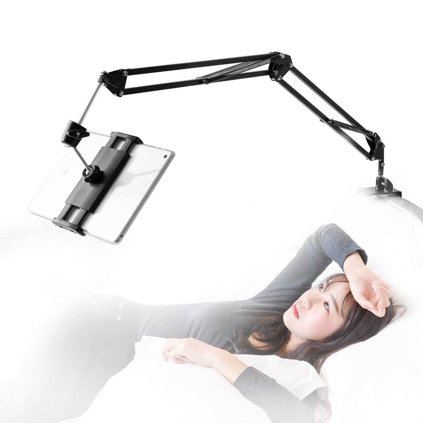 SAMHOUSING 360 Stands Degree Rotating Tablet Stand Holder Mount for Bed, NEW
