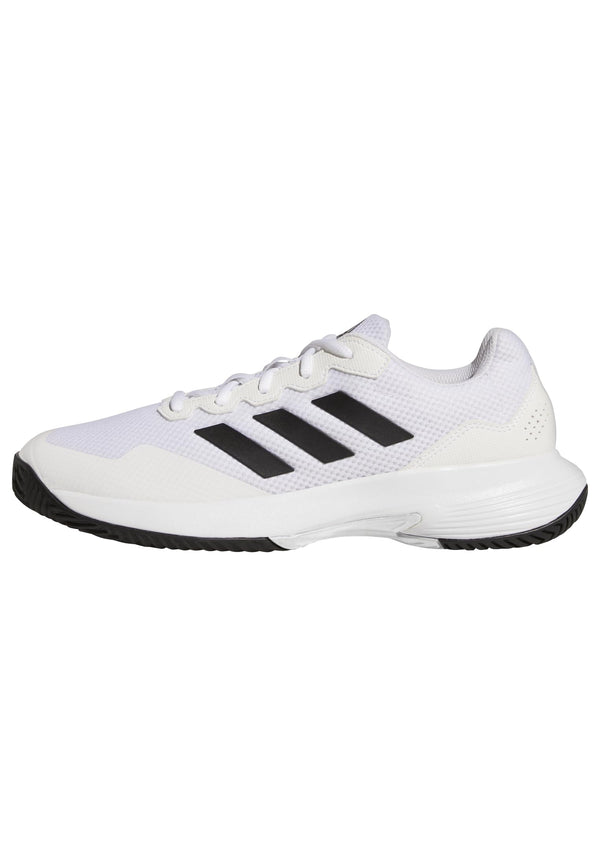adidas Gamecourt 2 M White Black Stripe Tennis Sneaker Shoes for Men US 10 NEW