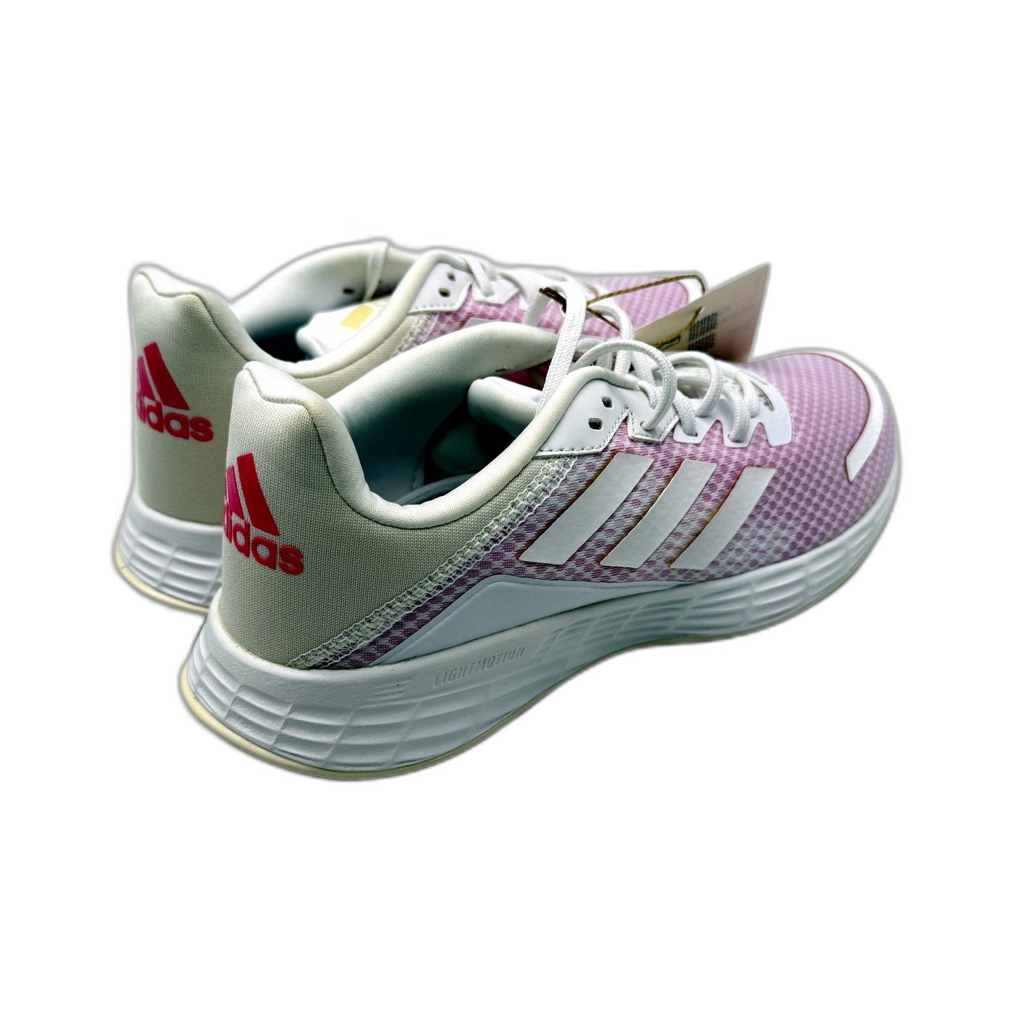 adidas Womens Duramo SL H04631 Running Shoes in Pink & White Size US 8.5 DEMO
