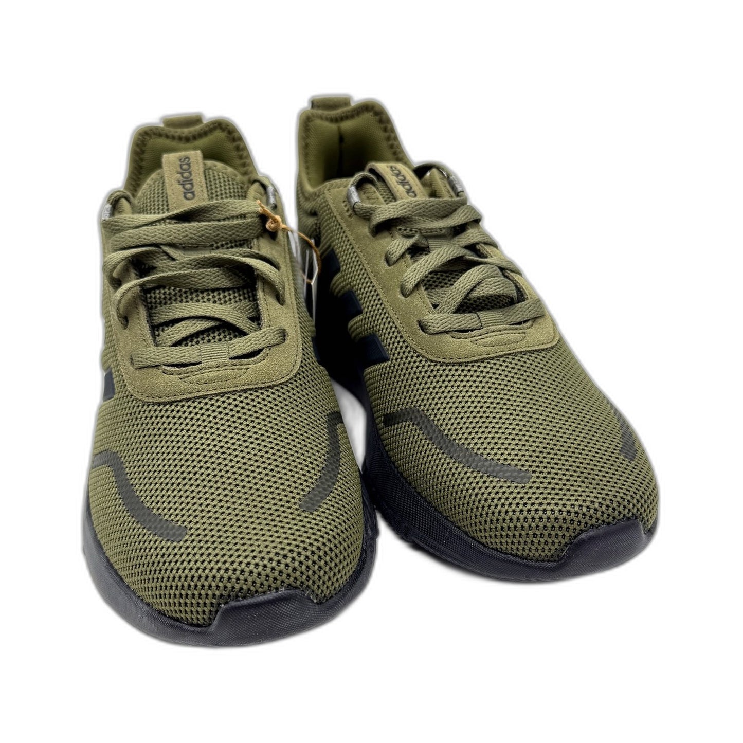 adidas Mens Lite Racer Rebold Running Shoes Military Green Size US 8.5 NEW