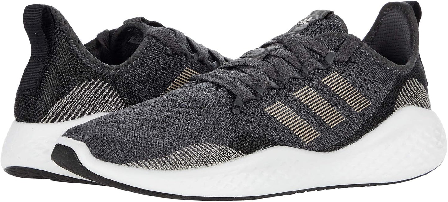 adidas Fluidflow 2.0 Dark Grey Road Running Sneaker Shoes Mens US 10.5 NEW