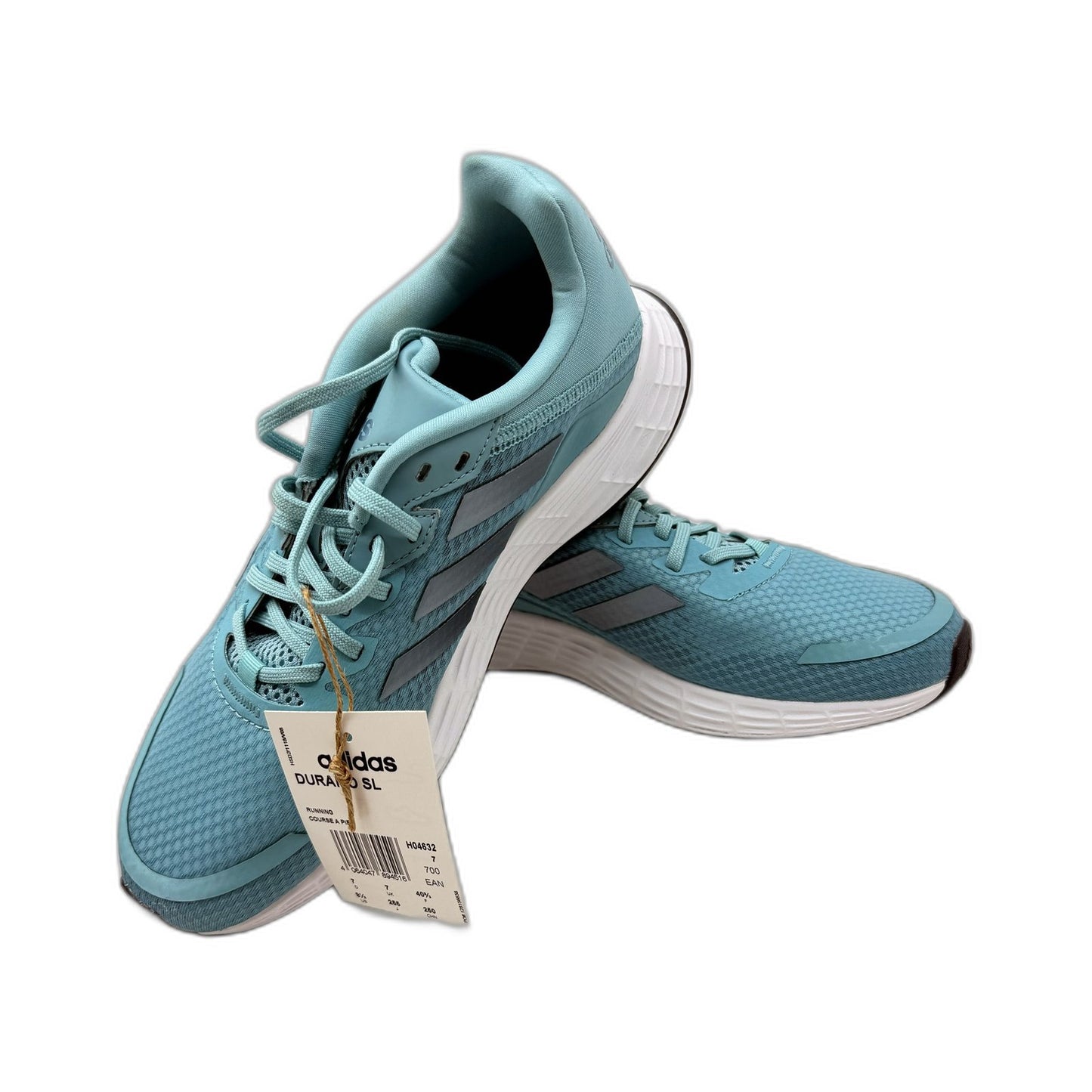 adidas Womens Duramo SL Lightweight Cushioned Running Shoes Aqua Blue US 8.5 NEW
