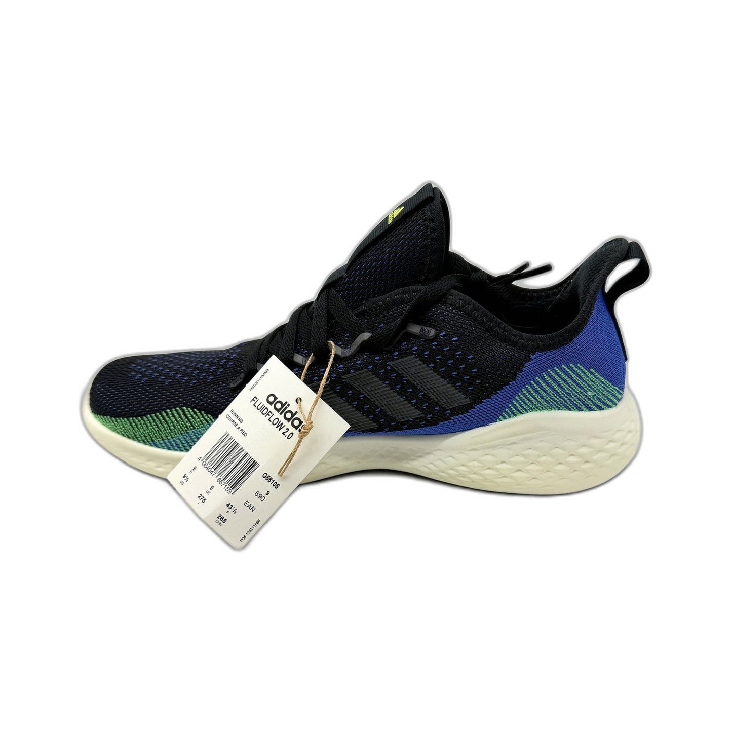 adidas Fluidflow 2.0 Running Shoes Athletic Workout Gym Multi Color US 9.5 DEMO