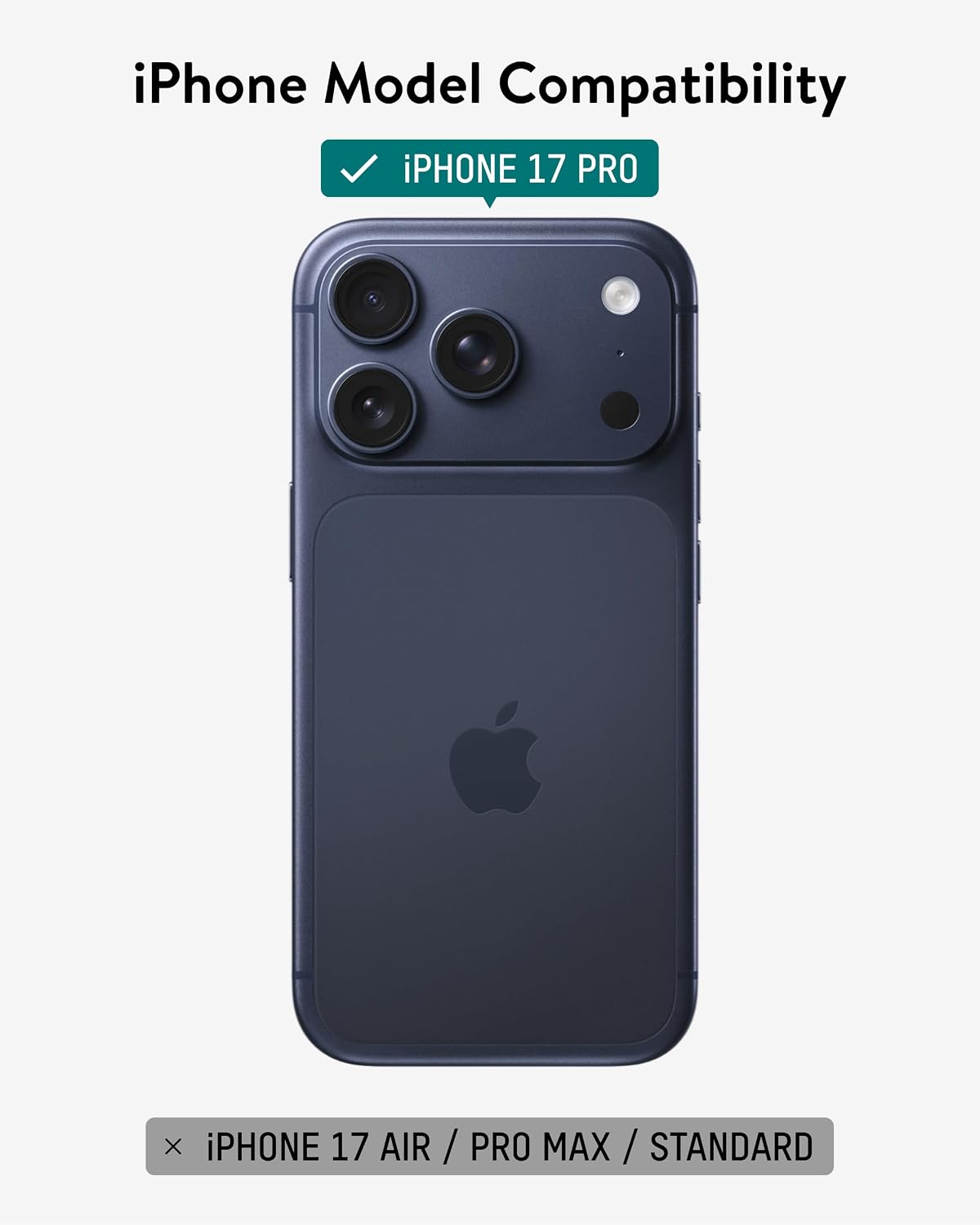 Mous Black Basic Cases Leather Protective Case for iPhone 17 Pro NEW