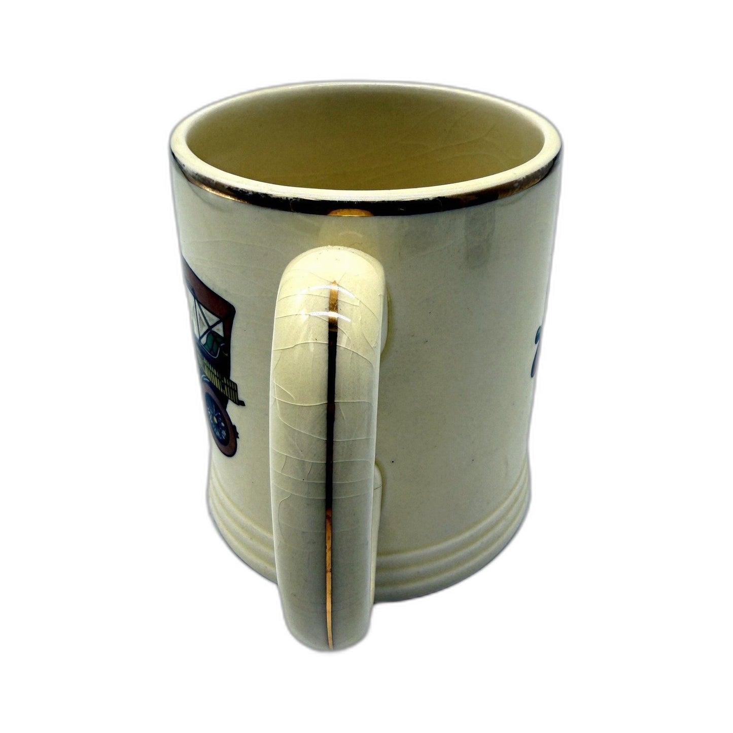 VINTAGE Lord Nelson Ware England Ceramic Mug with Rolls Royce 1904 Design