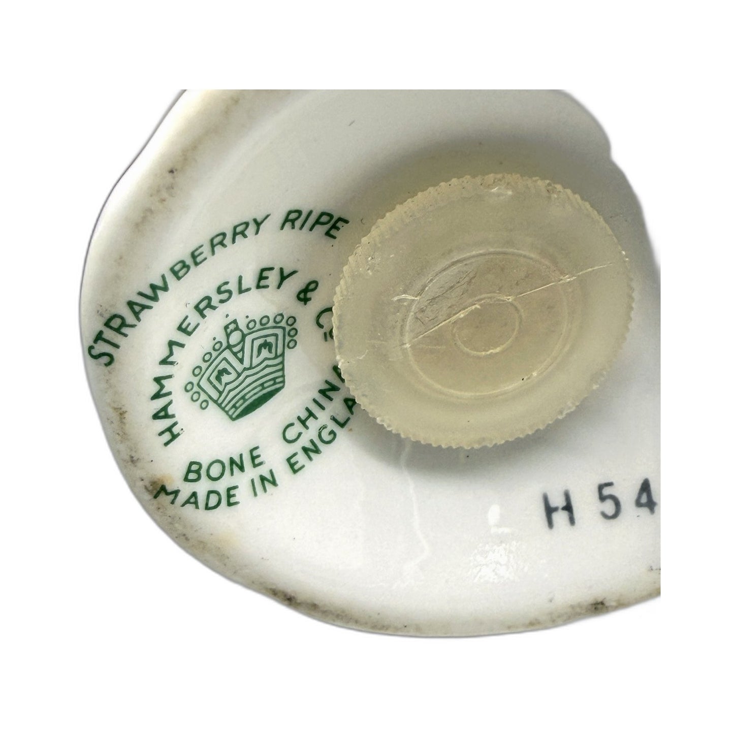 Hammersley Bone China Salt and Pepper Shaker Set Vintage Floral Strawberry