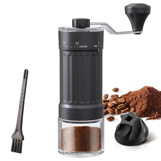 KharWette Portable Coffee Grinder Conical Burr for Espresso French Press NEW